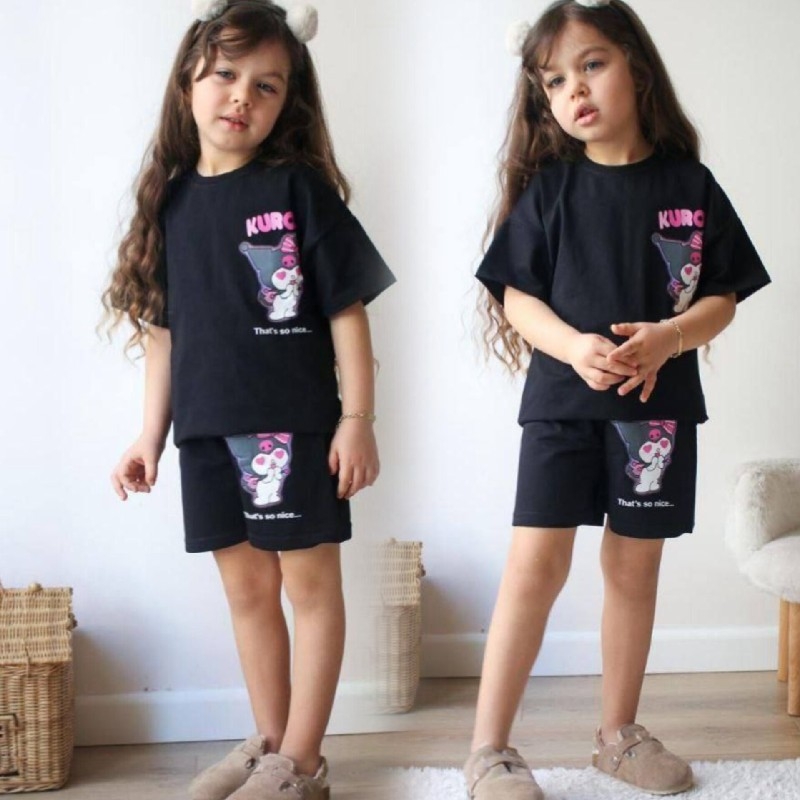 ست تیشرت شلوارک دخترانه