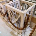 فانوس دکوری و گلدان