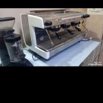 دستگاه اسپرسو سه گروپ صنعتی حرفه ای با آسیاب