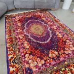 فرشینه ضدحساسیت وبدون پرز، بهترین انتخاب برای خانواده های دارابی کودک وحیوان خانگی، نمد1000گرم، هازان ترک