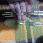 قاشق چنگال کلکسیونی قدیمی