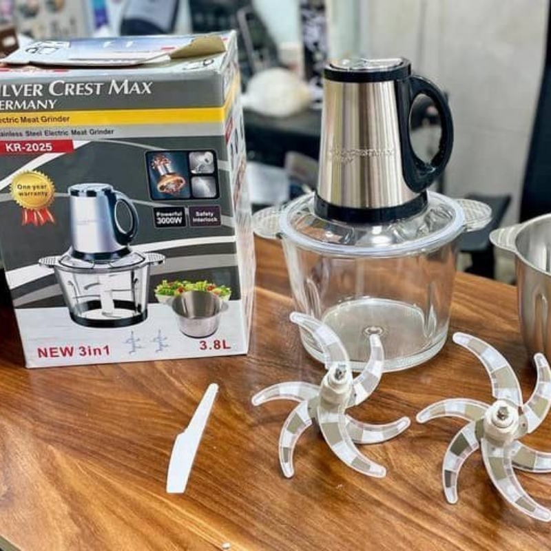 خرد کن دو کاسه سیلور کرست مدلKR_2025