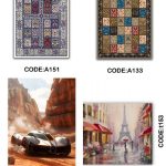 فرشینه ضدحساسیت وبدون پرز، بهترین انتخاب برای خانواده های دارابی کودک وحیوان خانگی، نمد1000گرم، هازان ترک