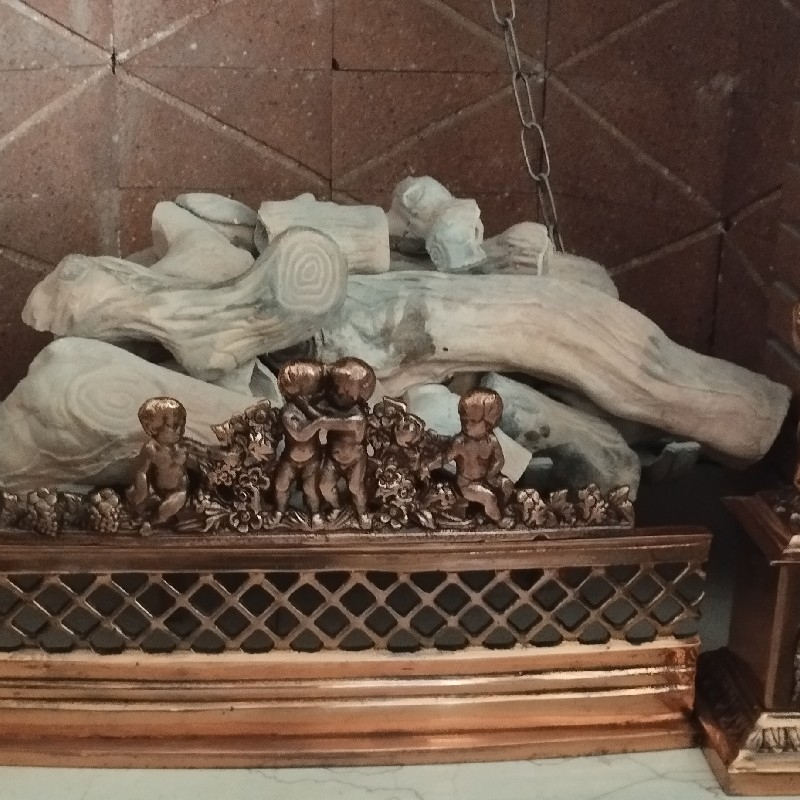 گارد شومینه برنزی