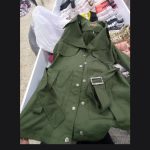 بارونی یشمی پارچه ای