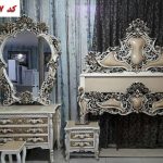 سرویس خواب منبط کاری به همراه  وسایل و تشک رزخواب