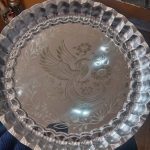 سینی استیل حکاکی شده