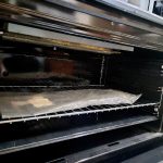 اجاق گاز فر دار تمام لمسی روبینا در حد نو