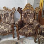 مبل سلطنتی ۷ نفره به همراه جلو مبلی و دو عدد عسلی