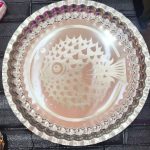 سینی استیل حکاکی شده