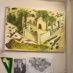 نقاشی رنگ روغن: کاروانسرا ۷۰×۱۰۰