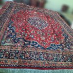 یک تخته فرش۱۲متری دستبافت خوشرنگ و سالم