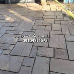 اجرای سنگ ورقه ای