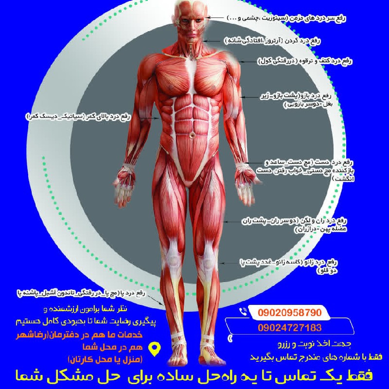 شکسته بندی»رگ گیری»آتل بندی» رفع قطعی انواع درد