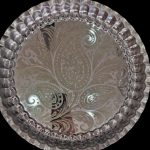 سینی استیل طرح حکاکی شده