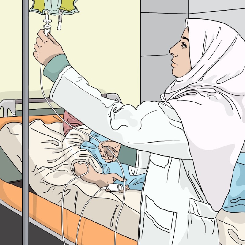 انجام سونداژ و تزریقات
