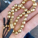 زیر سیگاری عتیقه وتسبیح برنج