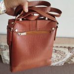 کیف چرم خالص بهترین جنس عشایری چرم پلنگی