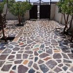 اجرای سنگ لاشه دیوار نما ویلا
