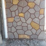 اجرای سنگ لاشه نما ویلا کف