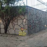 فروش سنگ مالون برای محوطه سازی با سنگ مشکی میگون