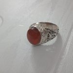 انگشتر نقره سنگ عقیق یمن