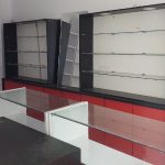 قفسه و ویترین مغازه جنس ام دی اف