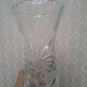 گلدان خورشیدی کریستال نورومیزی باارتفاع۲۷