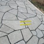 فروش سنگ لاشه مشکی میگون برای محوطه سازی کف ویلا