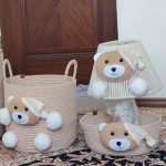 سبد رخت چرک نوزاد خرس تدی