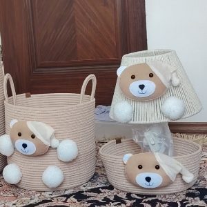 سبد رخت چرک نوزاد خرس تدی