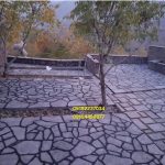 فروش سنگ مشکی میگون برای محوطه سازی کف ویلا
