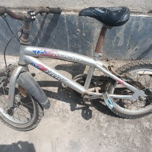 دوچرخه نقره ای سالم