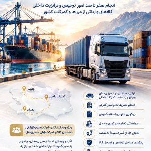 ترخیص و ترانزیت داخلی بارهای وارداتی از مرز ریمدان