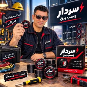 چسب برق سردار PVC درجه یک