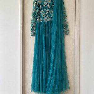 لباس مجلسی بلند شیک (شاین دار ) (چاک دار )