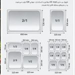 انواع ظروف بن‌ماری استیل صنعتی